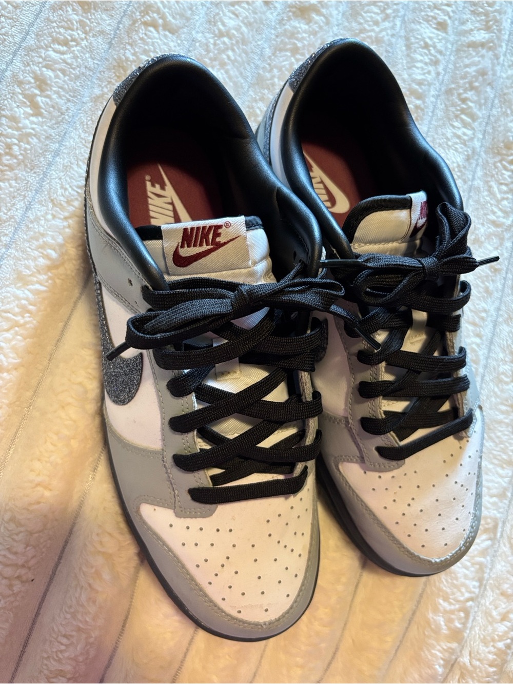 Nike Women’s White, Gray & Black Low-Top Sneakers